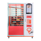 Stazione di carico di vetro di congelamento del distributore automatico del pane tostato del panino dell'alimento grande