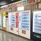 Distributore automatico bianco dello schermo di pubblicità dell'affissione a cristalli liquidi del venditore dell'hamburger dello spuntino e della bevanda