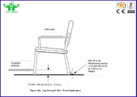 2000kg - apparecchiatura di collaudo Pressione-resistente della mobilia delle gambe della sedia 5000kg 700mm