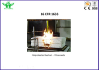 Apparecchiatura di collaudo di infiammabilità dei materassi CFR1632 del laboratorio 16 e dei cuscinetti di materasso