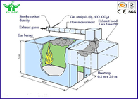 Apparecchiatura di collaudo del fuoco di tasso di scarico di calore nel chilowatt completo 380v della prova 6 dell'angolo della stanza della scala