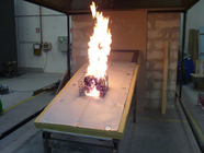 Apparecchiatura di collaudo esterna del fuoco di esposizione del tetto di ASTM E108 per la combustione di legno