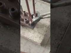 Macchina di saldatura di tubi di rame portatile, macchina di riscaldamento a induzione da 25 kW 50 A