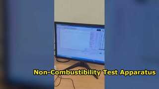 Apparecchio per test di non combustibilità