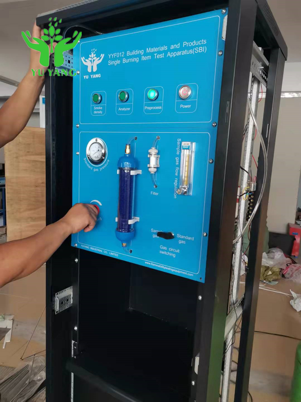 Singolo tester bruciante dell'en 13823 GB/T 20284 per l'orizzontale dei materiali da costruzione