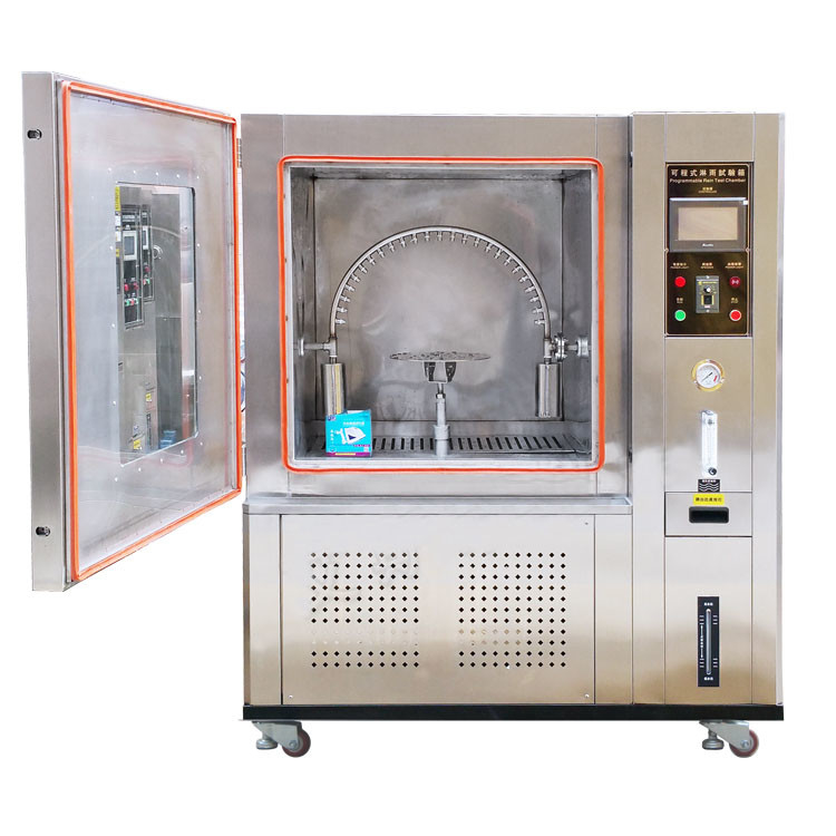± 0,5°C Uniformità della temperatura e 50 mm di spaziatura tra i fori di spruzzo dell'acqua nella camera di prova IP