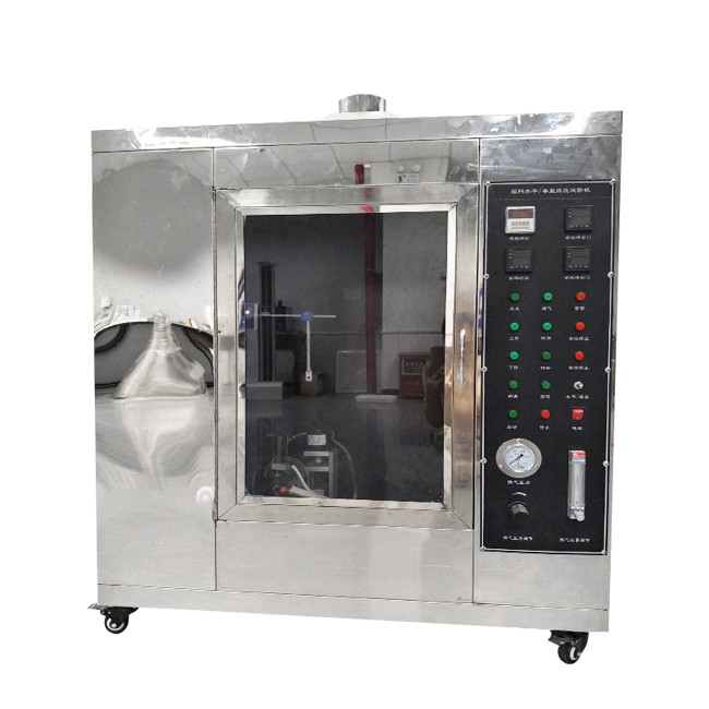 UL 94 ASTM D 635 Tester di infiammabilità orizzontale in plastica Attrezzatura per la prova del tasso di combustione
