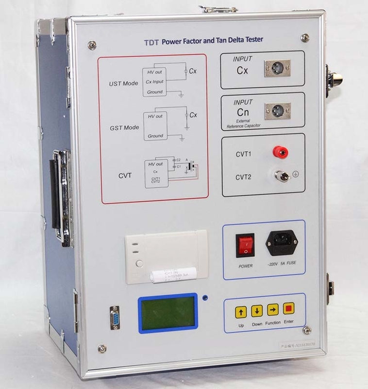 Tester sicuro di fattore di potenza di delta di tangente del trasformatore per il corredo elettrico della prova