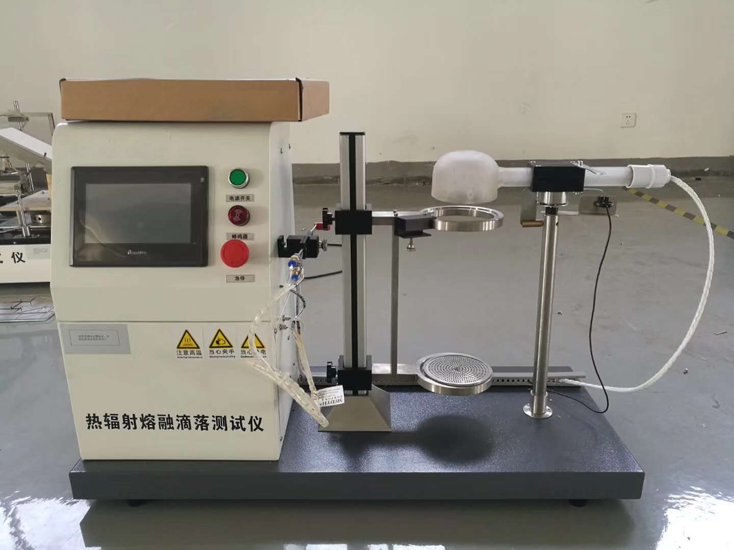 Apparecchiatura della prova della sgocciolatura di radiazione termica dell'attrezzatura di prova della fiamma di N-F P92-505 per i materiali di fusione