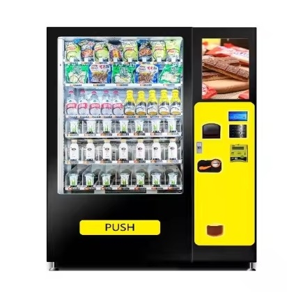 Macchina automatica per mangiare ad alta velocità con schermo touch da 21,41 pollici e 201 scatole