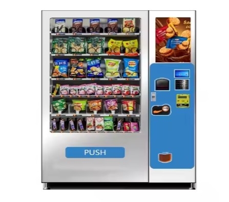 Macchina automatica per mangiare ad alta velocità con schermo touch da 21,41 pollici e 201 scatole
