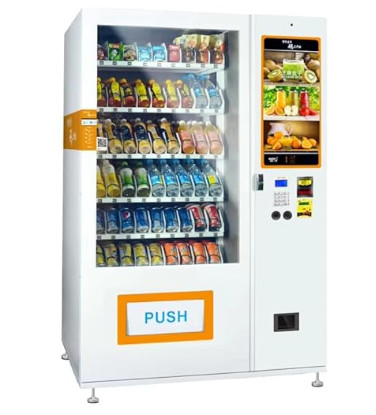Compatto vending machine portatile facile da installare in qualsiasi luogo adatto per piccoli negozi