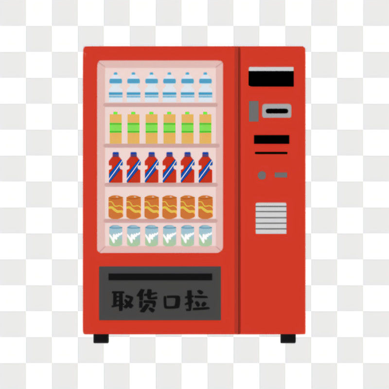 Macchina automatica per la vendita di pasti per la colazione, il pranzo e la cena con sistema di raffreddamento ad assorbimento per uffici