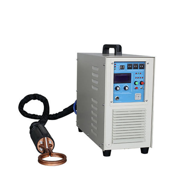 Macchina portatile per il riscaldamento a induzione ad alta frequenza 80KW Macchina automatica per la filatura a caldo Sigillatrice per bottiglie a induzione Diametro tappo 20-80mm