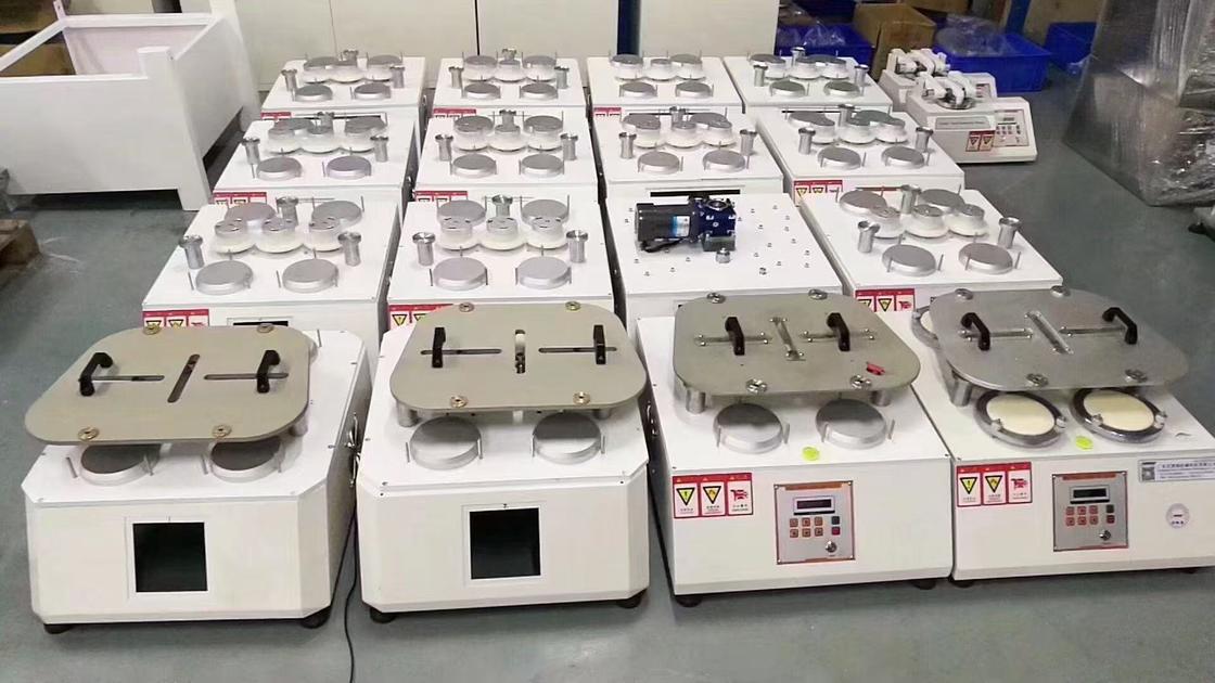 Tester di abrasione e pilling Martindale ISO 12947-2 per macchine di prova della resistenza tessile