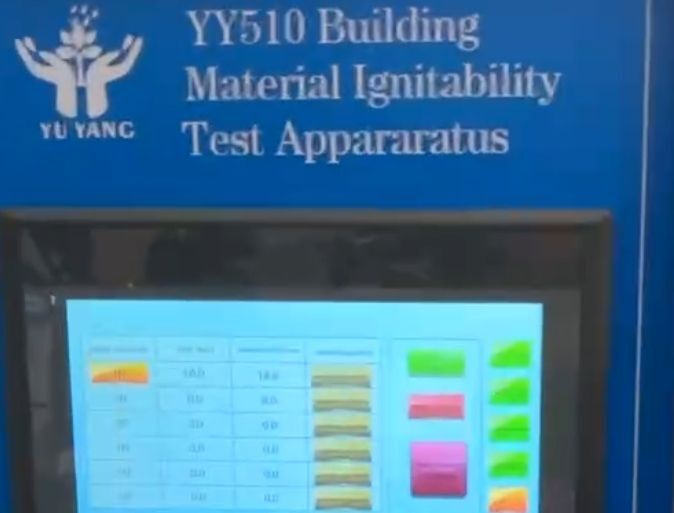ISO 11925-2 Certified Ignitability Test Apparatus with Stainless Steel Construction and 0.7m/s Flue Air Velocity for Building Materials
