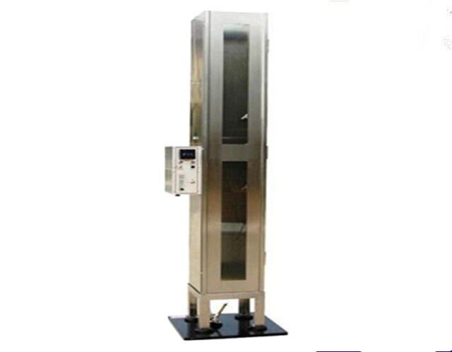 NFPA 701-2004 Metodi 2 Tester di propagazione della fiamma con 800BTU/ft3 ~ 1000BTU/ft3 Calore del bruciatore ugello da 100 mm e struttura in acciaio inossidabile 304