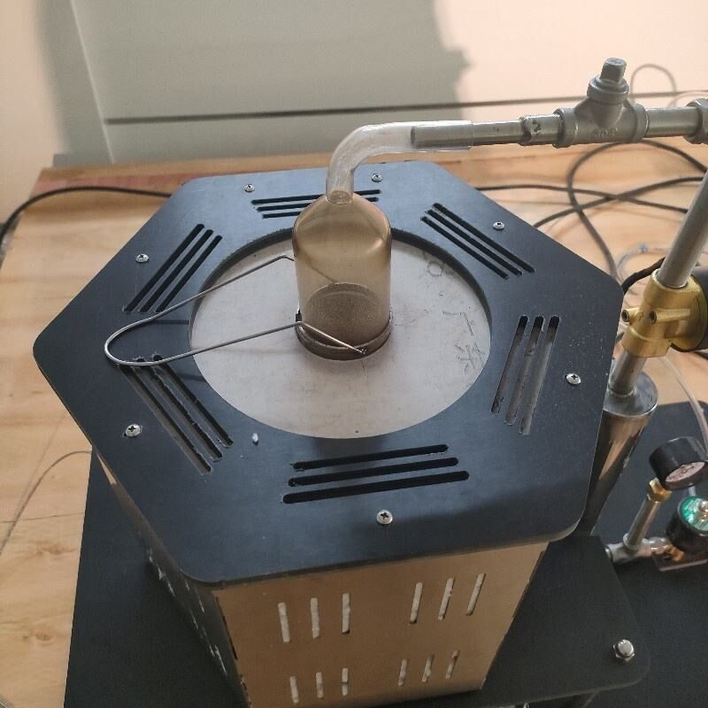 230V 50Hz Tester per la Temperatura Minima di Accensione di Polveri Combustibili con Macchina per Test di Infiammabilità da 0 ~ 1 Bar