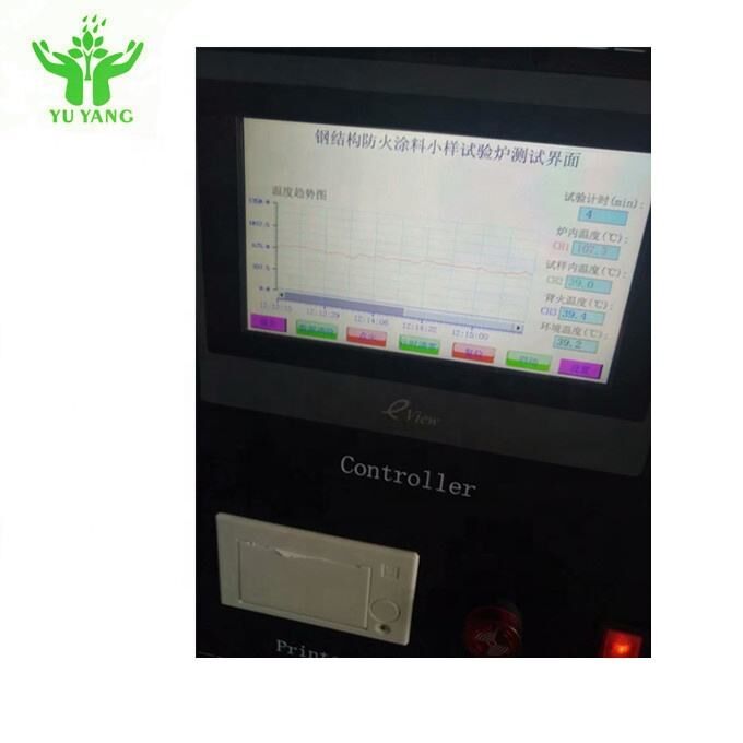 Attrezzatura per test di rivestimento ignifugo in acciaio inossidabile conforme a ISO 834-1 con allarme di temperatura 180°C-220°C ±2°C