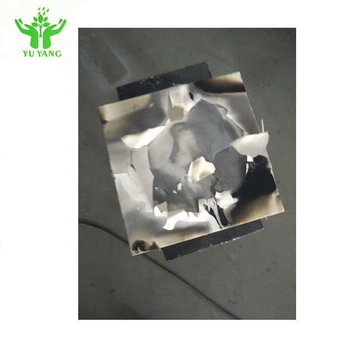 Attrezzatura per test di rivestimento ignifugo in acciaio inossidabile conforme a ISO 834-1 con allarme di temperatura 180°C-220°C ±2°C