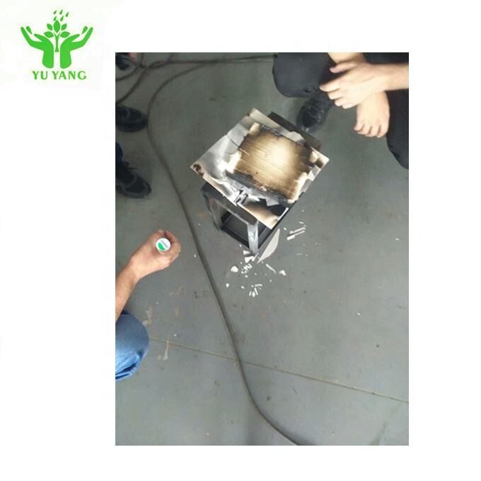 Attrezzatura per test di rivestimento ignifugo in acciaio inossidabile conforme a ISO 834-1 con allarme di temperatura 180°C-220°C ±2°C