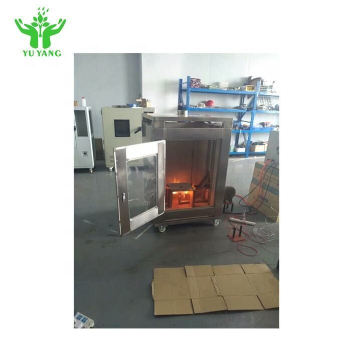 Attrezzatura per test di rivestimento ignifugo in acciaio inossidabile conforme a ISO 834-1 con allarme di temperatura 180°C-220°C ±2°C