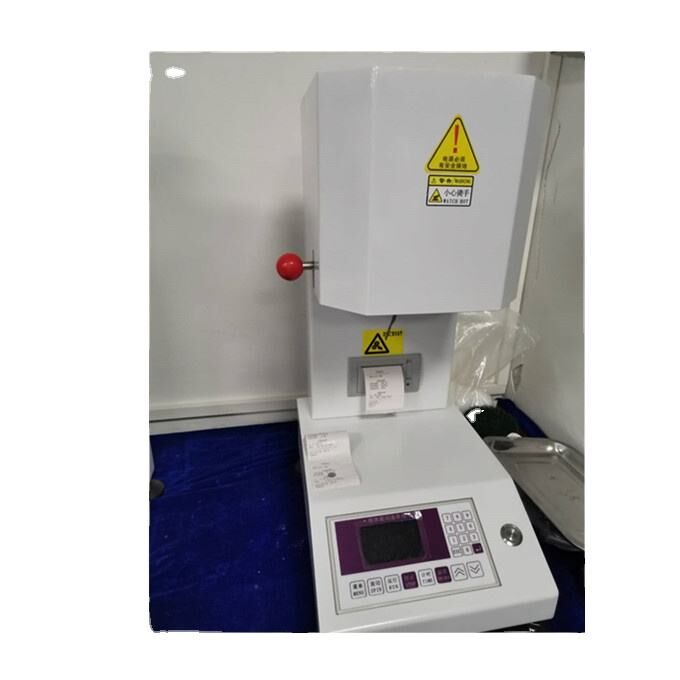 Misuratore di indice di fluidità a caldo ISO 1133 ASTM D1238 con alta precisione di temperatura ±0.2°C per prove su materie plastiche