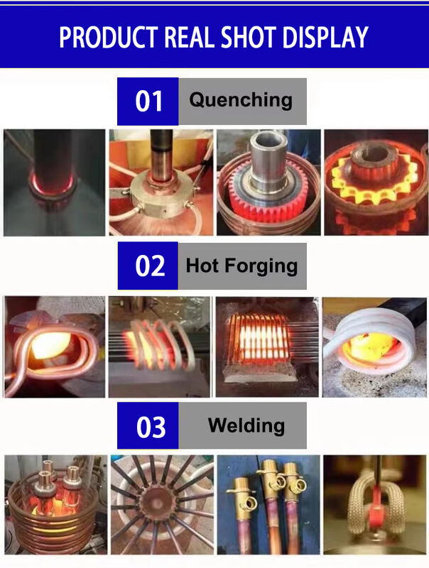 Macchine di riscaldamento ad alta frequenza Attrezzature di spegnimento Fusione Saldatura Trattamento termico Macchine di riscaldamento ad induzione ad alta frequenza