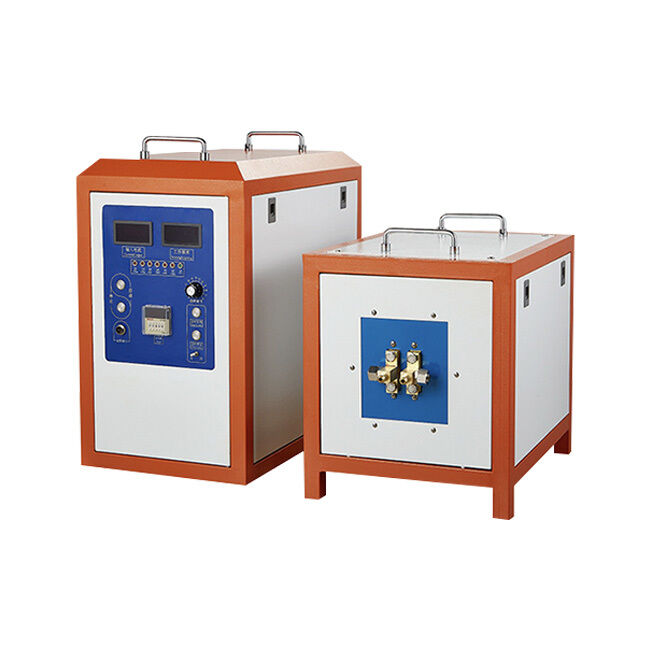 Macchina per riscaldamento a induzione portatile 220V Forgiatura bulloni motore in acciaio Componenti principali PLC Attrezzatura per riscaldamento a induzione in acciaio inossidabile