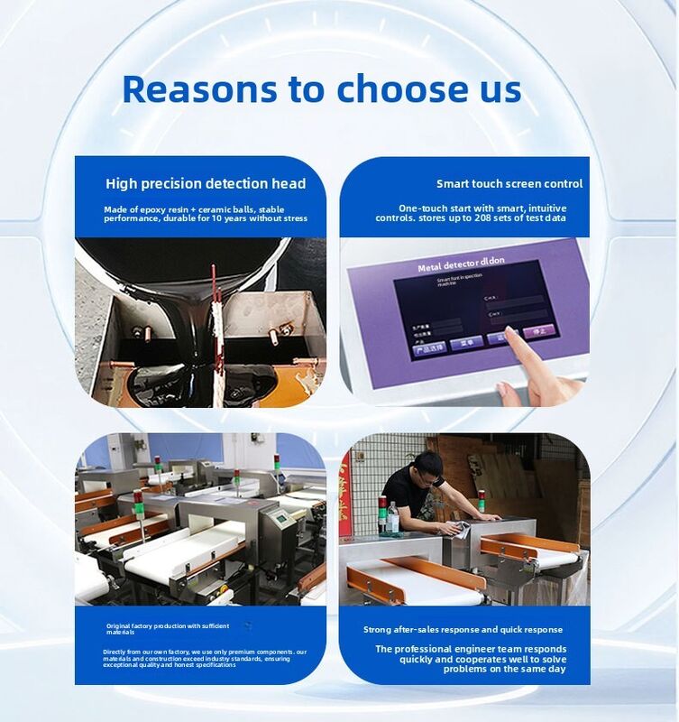 RoHS Certified High Sensitivity Digital Metal Detector Machine Precise Location Backlight per il rilevatore di metalli industriali