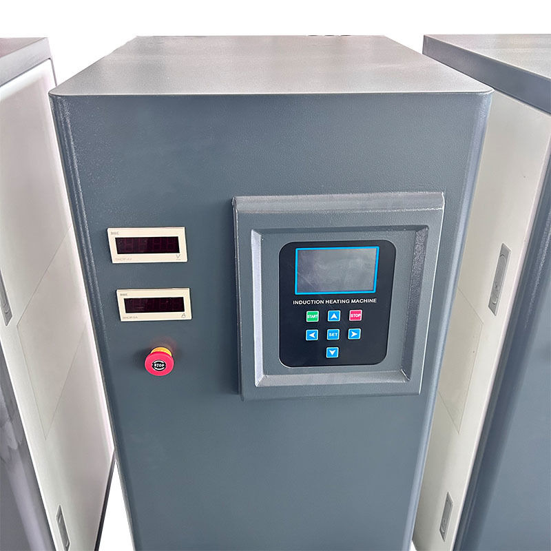25KW riscaldatore ad induzione ad alta frequenza apparecchiatura di ricottura di spegnimento 380v macchina di saldatura nuova condizione usata forno di fusione del metallo
