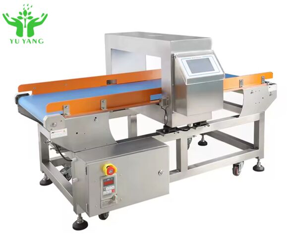 Sistema trasportatore per rilevamento di oggetti estranei ad alta sensibilità per rilevamento di metalli alimentari industriali