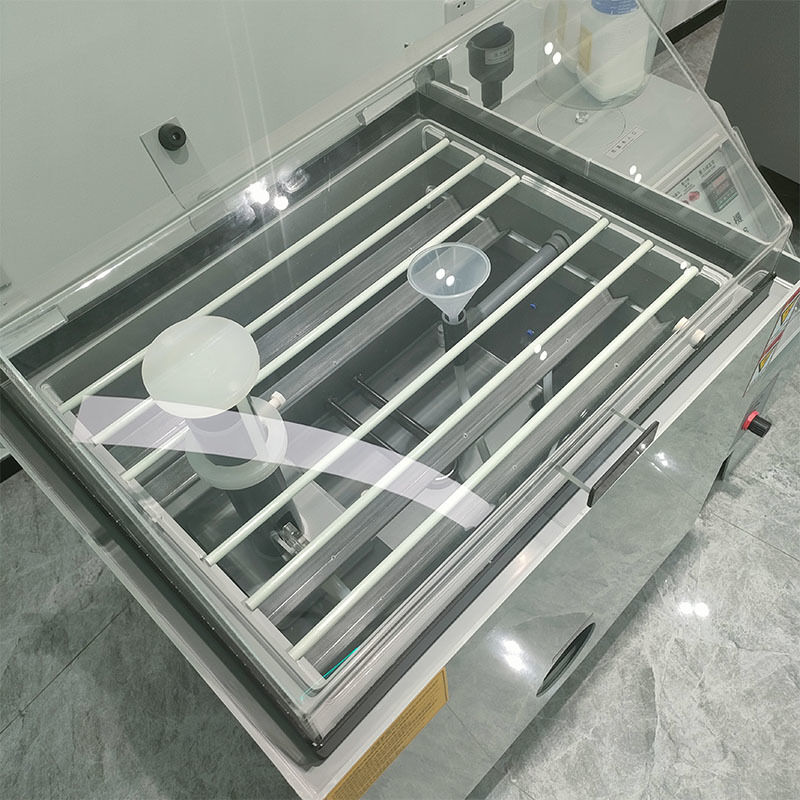 220V Electronic Salt Fog Corrosion Testing Machine Wave Style Salt Spray Aging Chamber 1 anno di garanzia Resistenza alla nebbia salina