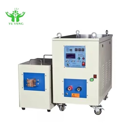 Macchina di riscaldamento a induzione portatile a base di PLC per brasatura di tubi di rame e saldatura di tubi HVAC