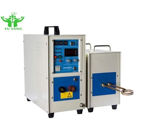Scaldacollo a induzione YUYANG PLC IGBT 25kW 380V ecologico ad alta efficienza per ricottura, tempra, brasatura e forgiatura di metalli