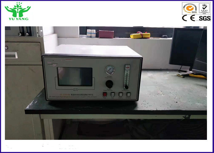 CA ad alta temperatura 220V 50/60Hz 2A dell'apparecchiatura di collaudo di indice dell'ossigeno di iso 4589-3
