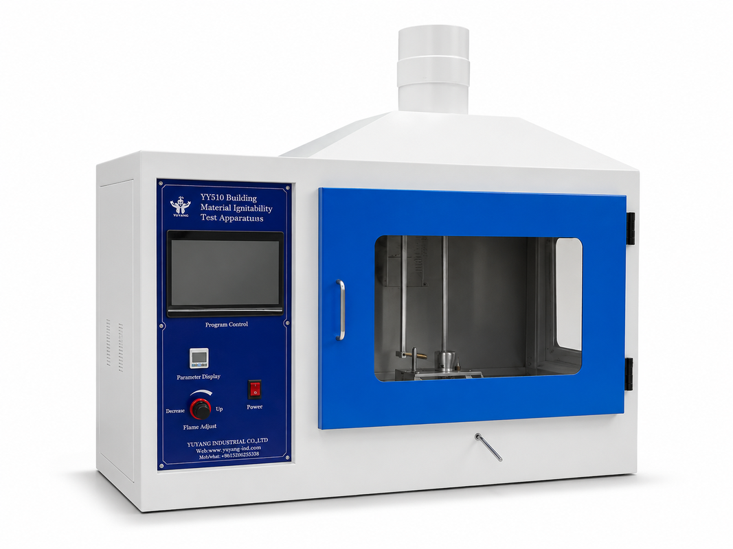Tester di infiammabilità dei materiali da costruzione Forno per prove antincendio ISO11925 per la valutazione delle prestazioni di accensione