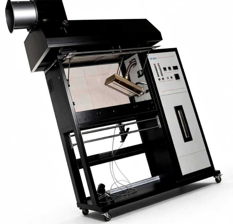 Tester di Flusso Radiante Critico conforme a ISO9239 con Potenza Totale di 2KW e Pannello Radiante di 300mm × 450mm per Test di Flusso di Calore per Pavimenti