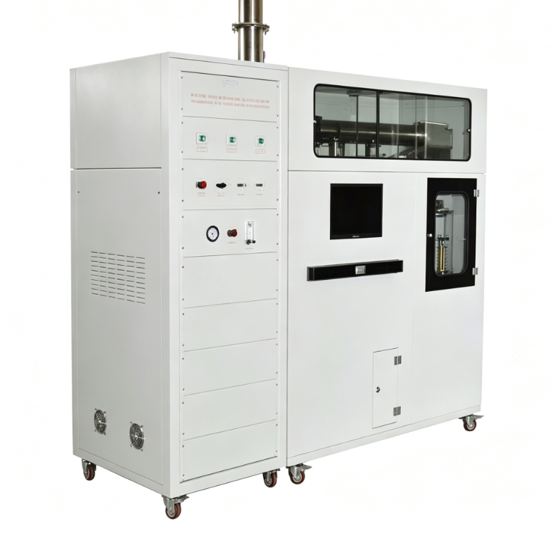 Tester di infiammabilità con calorimetro a cono standard ISO 5660 con intensità di radiazione di 100 kW/m2 e scala elettronica ad alta precisione