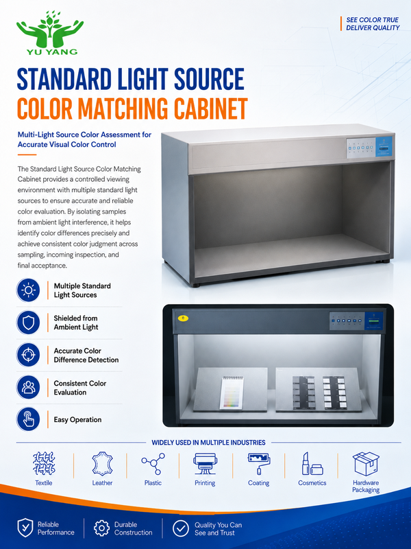 5 Gabinetto di valutazione del colore chiaro Standard Light Booth per l'ispezione della corrispondenza dei colori
