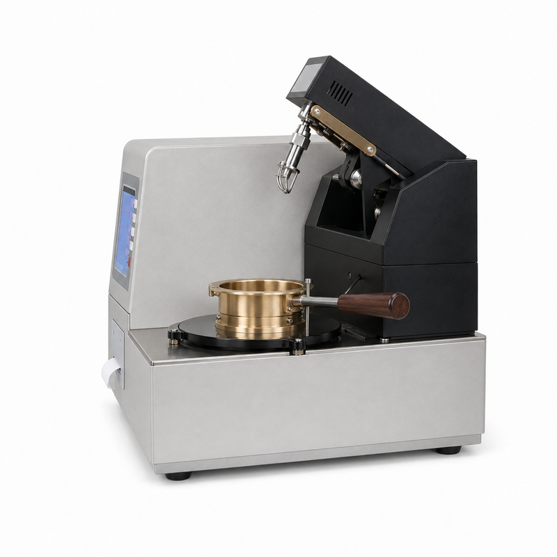 Apparecchiatura di analisi per oli lubrificanti per petrolio, tester automatico del punto di infiammabilità a vaso aperto Cleveland ASTM D92