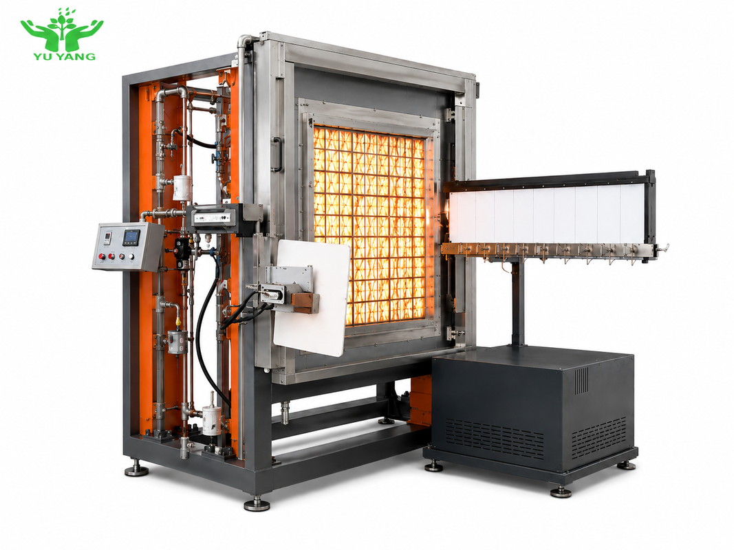 Radiant Panel Flame Spread Test Machine per BS 476-7 conformità con 400 kg di peso e 220V 50HZ di potenza