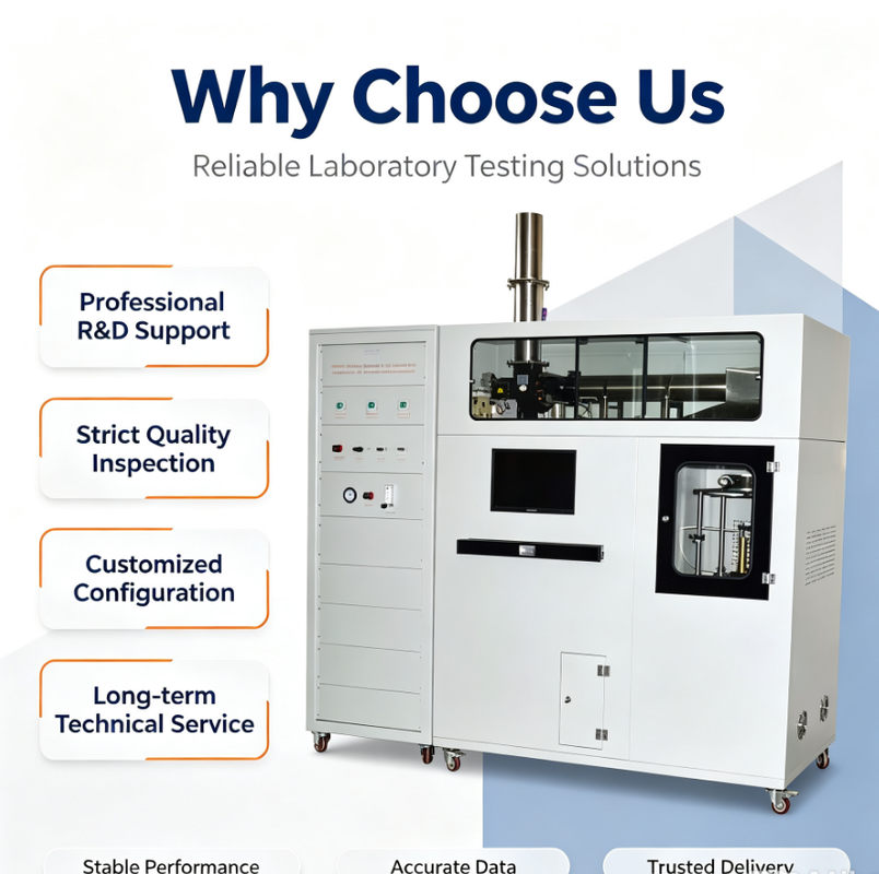 Oxygen Consumption Cone Calorimeter Building Material Heat Release Rate Tester Combustion Flammability Fire Testing Machine