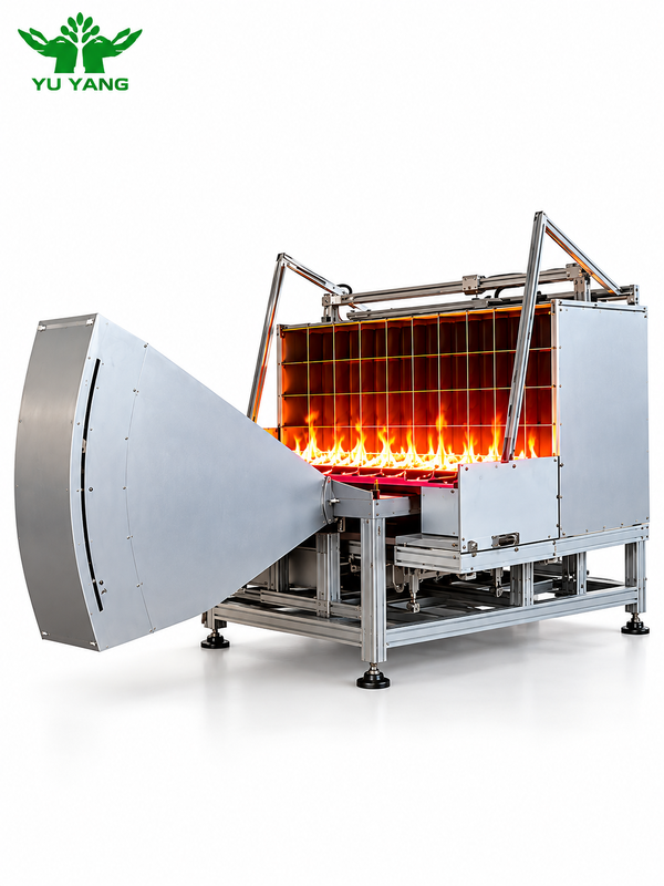 IEC 60695-11-3 Compliant Burning Brand Tester with 0.5 Cubic Meters Test Chamber and Electrical Control for PV Module Fire Resistance Testing