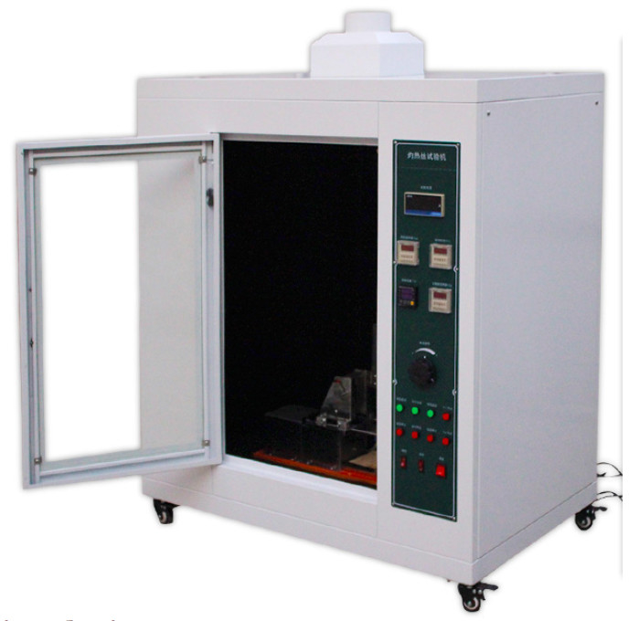 Tester del cavo di incandescenza del touch screen/macchina prova di infiammabilità IEC60695-2-10 10mm/s~25mm/s