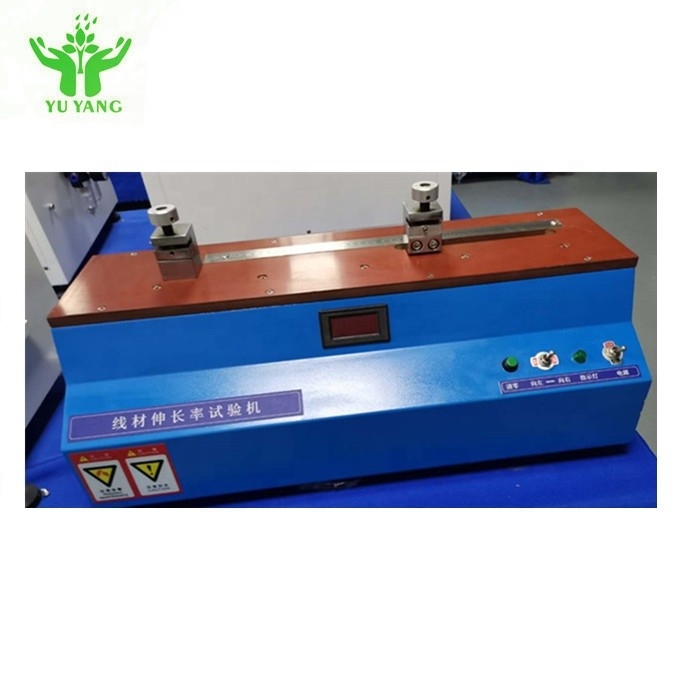 Allungamento nudo Rate Test Machine Copper Wire del nastro metallico ed apparecchiatura di collaudo di allungamento del cavo
