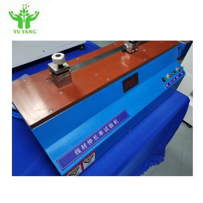 Allungamento nudo Rate Test Machine Copper Wire del nastro metallico ed apparecchiatura di collaudo di allungamento del cavo