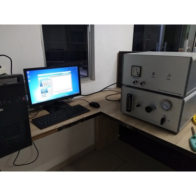 Attrezzatura di prova del fuoco del laboratorio dell'apparecchiatura della prova di combustione delle BS 476-6 per i materiali da costruzione