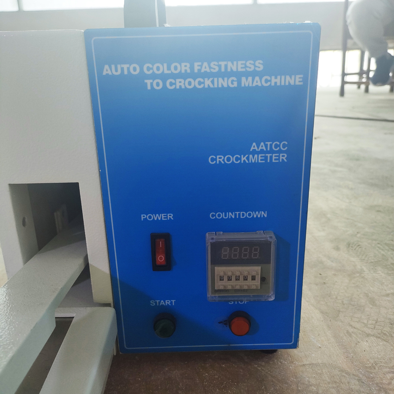 Stabilità del colore Crockmeter elettronico 60 volte Min Auto Abrasion Tester