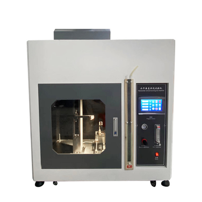 UL 94 ASTM D 635 Tester di infiammabilità orizzontale in plastica Attrezzatura per la prova del tasso di combustione